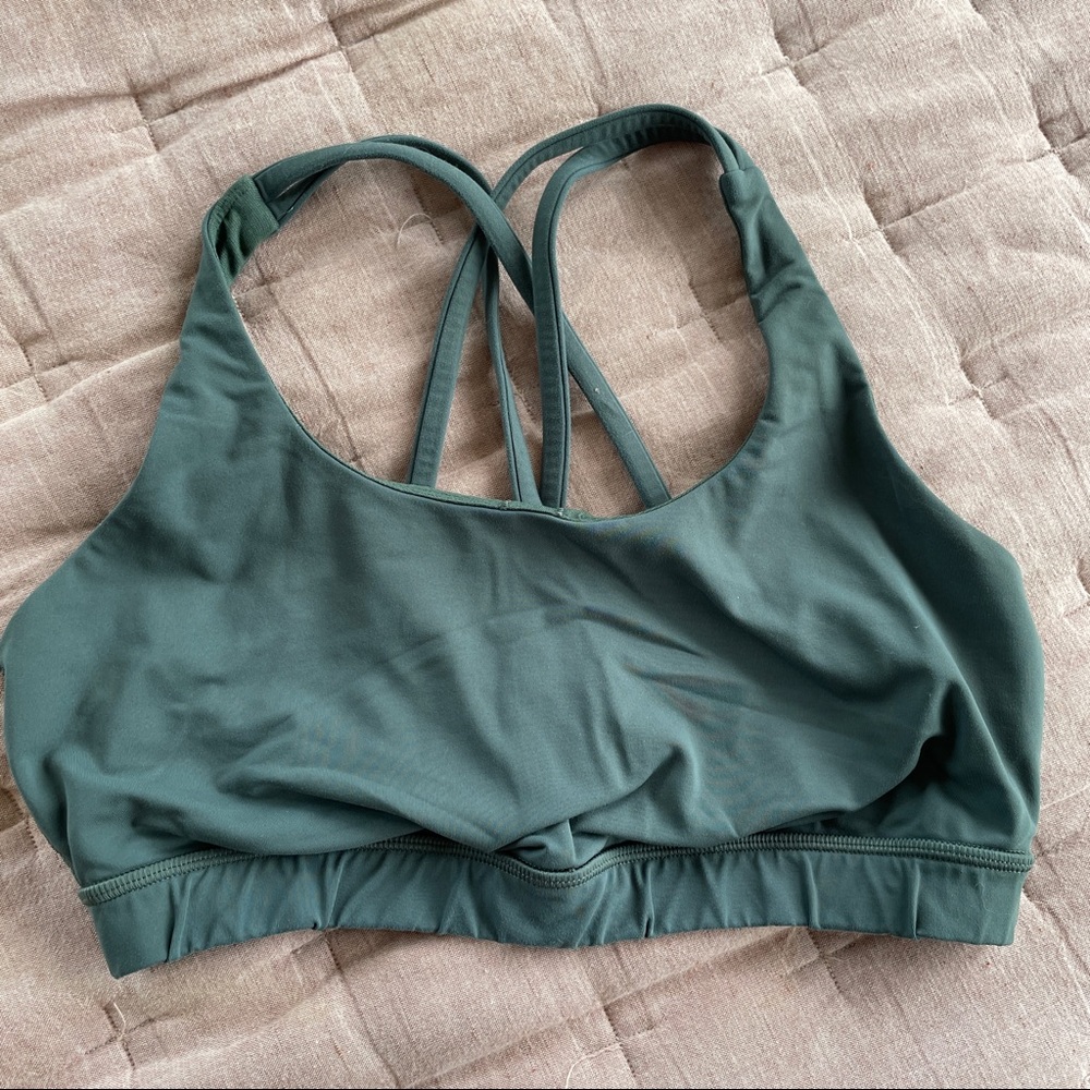 Lululemon Energy Bra in Green